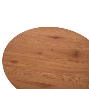 Холни маси 2бр. комплект Talbert Hm21083 Mdf в цвят натурално дърво Φ80cmφ45cm