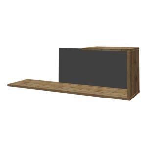 Холов комплекс Poelfy в цвят тъмно сиво-дъб 170x37.5x42см