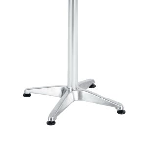 Chromed aluminum table Lazo D70x70cm