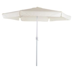 Umbrella D3.00x2.50 m, aluminum beige with side panel Hm6003