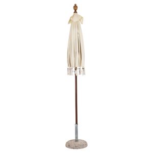 Umbrella without base in ivory color D200cm Hm6034