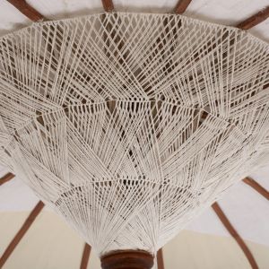 Umbrella without base in ivory color D200cm Hm6034