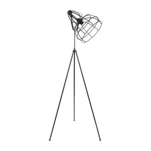 Black metal lamp 55x55x150cm E27