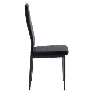 Black plush chair Hm0037,34