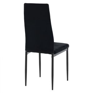 Black plush chair Hm0037,34