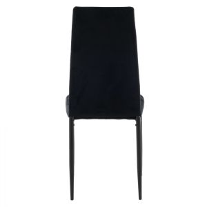 Black plush chair Hm0037,34