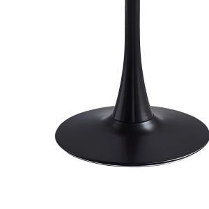 Black dining table Elijah Mdf D60x74cm