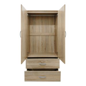 Four-door wardrobe with drawers Athos Sonoma 160x42x240cm