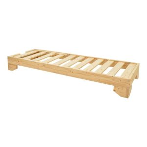 Fendy natural fir chaise lounge 71.5x200x24cm
