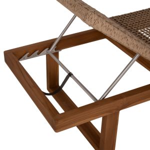 Chaise longue Patron solid teak wood Hm5993 191x65x86hcm