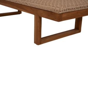 Chaise longue Patron solid teak wood Hm5993 191x65x86hcm