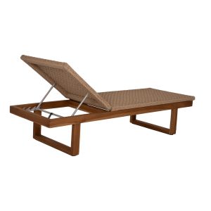 Chaise longue Patron solid teak wood Hm5993 191x65x86hcm