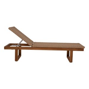 Chaise longue Patron solid teak wood Hm5993 191x65x86hcm