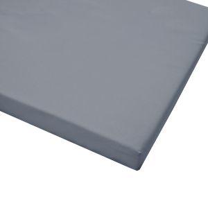 Chaise longue Sadie, fabric, grey 65x185x15cm