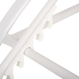 Wakana chaise longue, white aluminum with white textile, 194x54-66x30cm Hm5133,02
