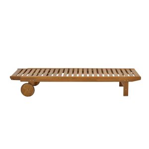 Weylar chaise lounge made of solid acacia wood 60x193x30