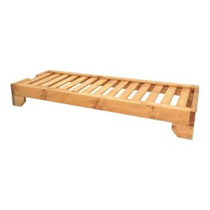 Chaise longue Zalka L1 in natural color 66x197x28cm
