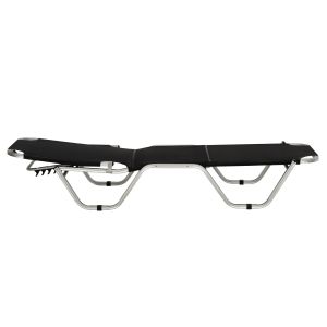Aluminum chaise longue Waldo black 195x53-60x30cm Hm5071.90