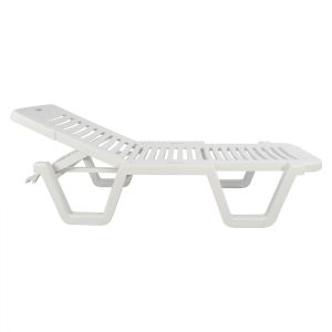 Beach lounger, plastic, relaxation, 70x190x36cm