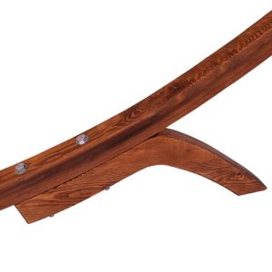 Шезлонг със сенник Colby 105x221x162cм плажен/ градински,- бор масив Hm5671,02