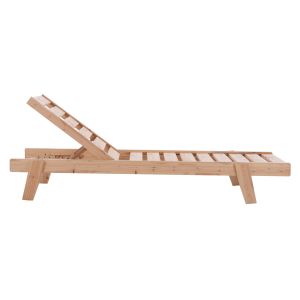 Chaise lounge Swedish solid wood Samos 67x200x83cm Hm11643