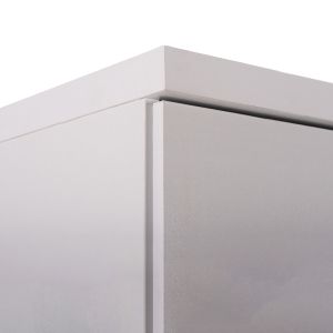 Bailey cabinet, 2 doors, 3 shelves, melamine in white 60x43x181cm (hm337,05)