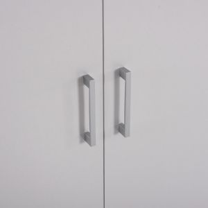 Bailey cabinet, 2 doors, 3 shelves, melamine in white 60x43x181cm (hm337,05)