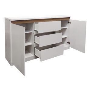 Chiemo cabinet in natural color 160x40x93.6 cm