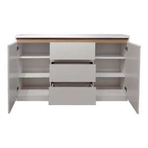 Chiemo cabinet in natural color 160x40x93.6 cm