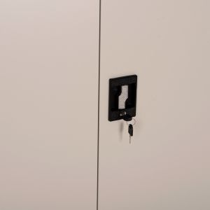 Clod Hm5961,11 metal 2-lever cabinet light gray 90x40x180cm