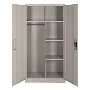 Clod Hm5961,11 metal 2-lever cabinet light gray 90x40x180cm