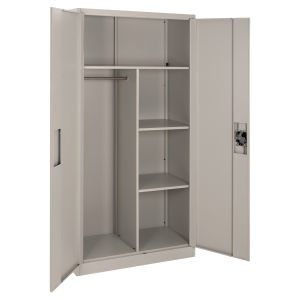 Clod Hm5961,11 metal 2-lever cabinet light gray 90x40x180cm