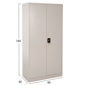 Clod Hm5961,11 metal 2-lever cabinet light gray 90x40x180cm