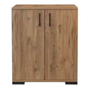 Yven cabinet made of melamine, oak color 65x32x83cm