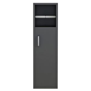 Шкаф за баня Damien Hm9025.11 меламин в цвят антрацит 20x13x70hcm.
