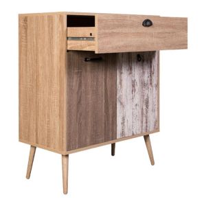 SHOE CABINET "Lounge" SONOMA OAK 78x37x92cm