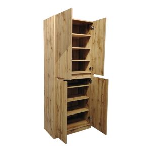 Шкаф за обувки Kebell в дъбов цвят 71x41.5x180.4см