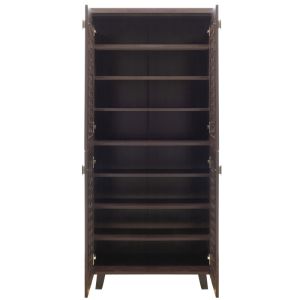 Mantam shoe cabinet walnut color
