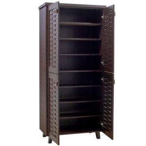 Mantam shoe cabinet walnut color