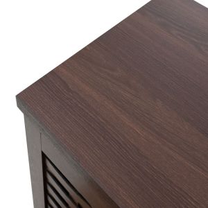Mantam shoe cabinet walnut color