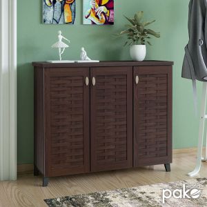Mantam shoe cabinet walnut color