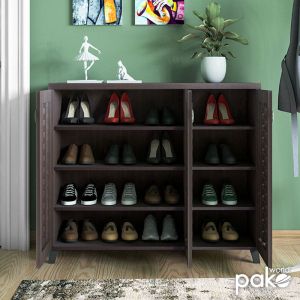 Mantam shoe cabinet walnut color