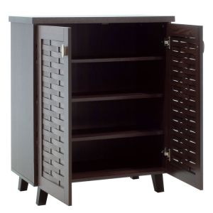 Mantam shoe cabinet walnut color