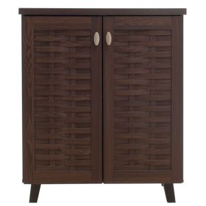 Mantam shoe cabinet walnut color