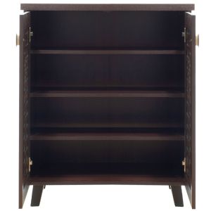 Mantam shoe cabinet walnut color