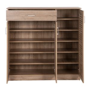 Shoe cabinet Proby Hm9607.02 melamine sonoma color 120x37.5x121.5hcm