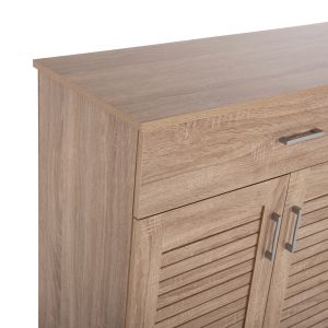 Shoe cabinet Proby Hm9607.02 melamine sonoma color 120x37.5x121.5hcm