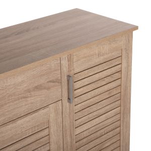 Shoe cabinet Proby Hm9607.02 melamine sonoma color 120x37.5x121.5hcm