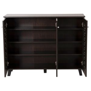 Shoe cabinet Prody Hm9610,01 melamine wenge color 115x34x89hcm