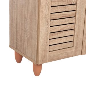 Shoe cabinet Prolly Hm9608,02 melamine sonoma color 60x34x88hcm